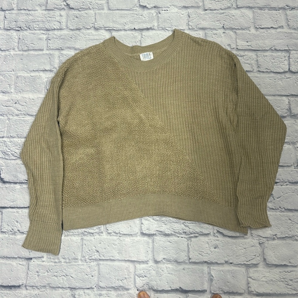 Time and Tru Camel colored sweater L